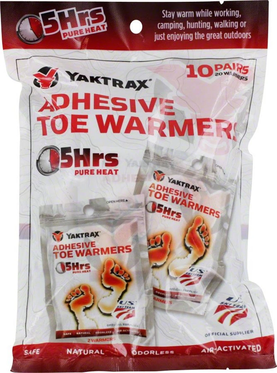 Yaktrax Toe Warmers 10 Pack 3 Yaktrax Toe Warmers 10 Pack