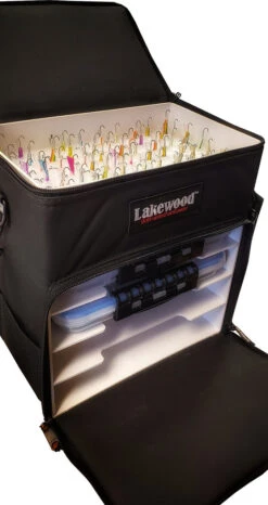 Lakewood - Mini Magnum Tackle Storage Box - Black -Frost Spoons Sales Store A050 BK top filled 1 57772.1627305215