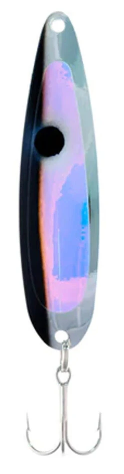 Michigan Stinger Spoons - STINGRAY SIZE - NS390 - UV Black Tuxedo