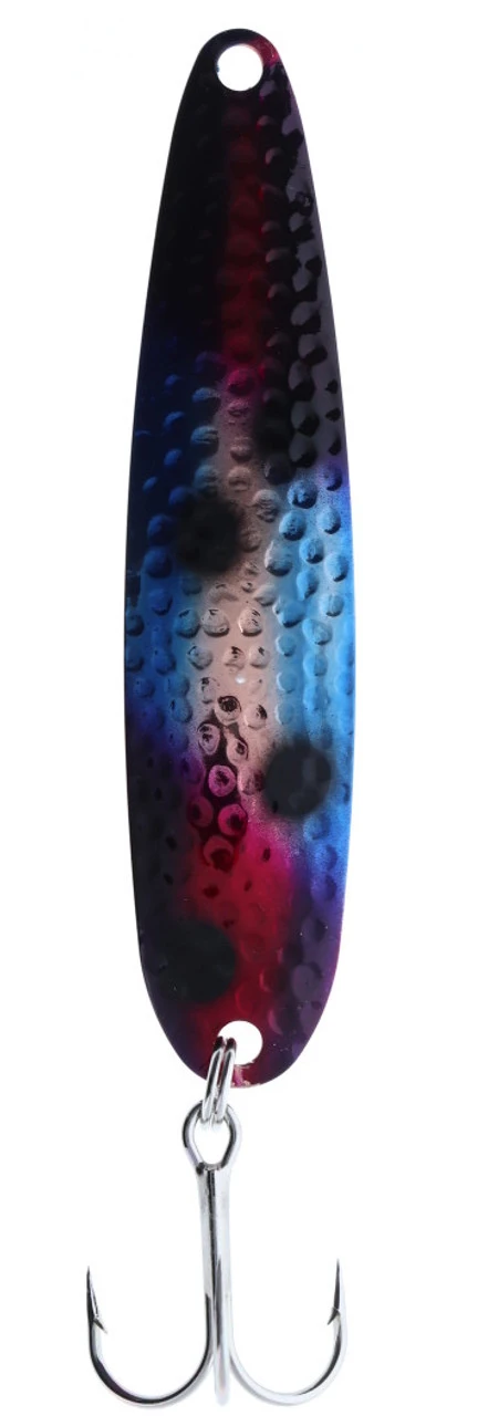 Michigan Stinger Spoons - SCORPION SIZE - XCH157 - Hammered Kevorkian Circus Freak W/ Copper Back 3 Michigan Stinger Spoons - SCORPION SIZE - XCH157 - Hammered Kevorkian Circus Freak W/ Copper Back