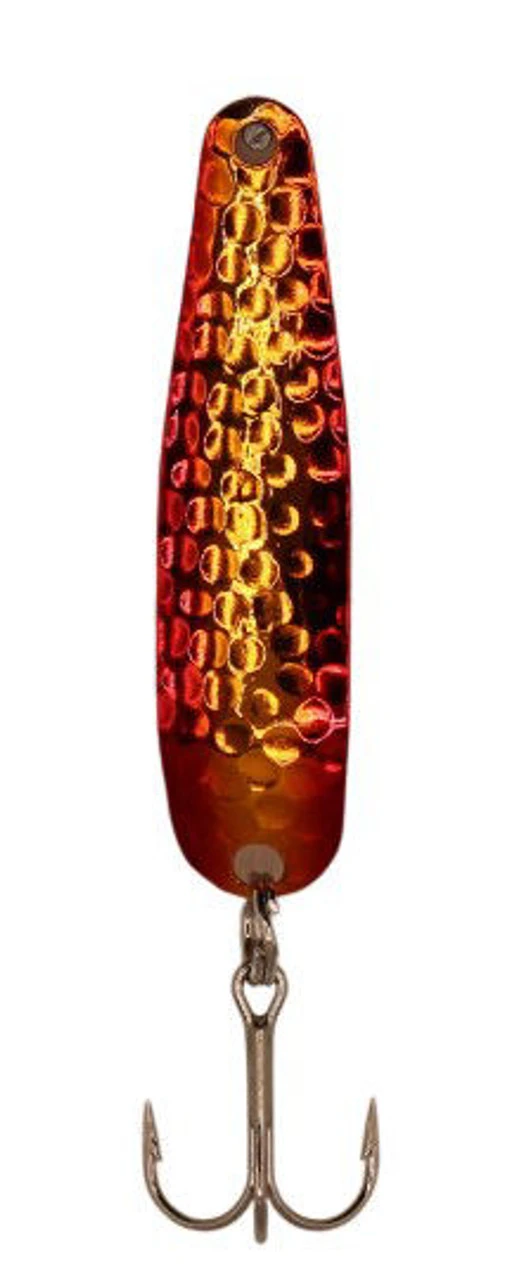 Michigan Stinger Spoons - SCORPION SIZE - XCH59 - Copper Hammered - Monkey Puke 3 Michigan Stinger Spoons - SCORPION SIZE - XCH59 - Copper Hammered - Monkey Puke