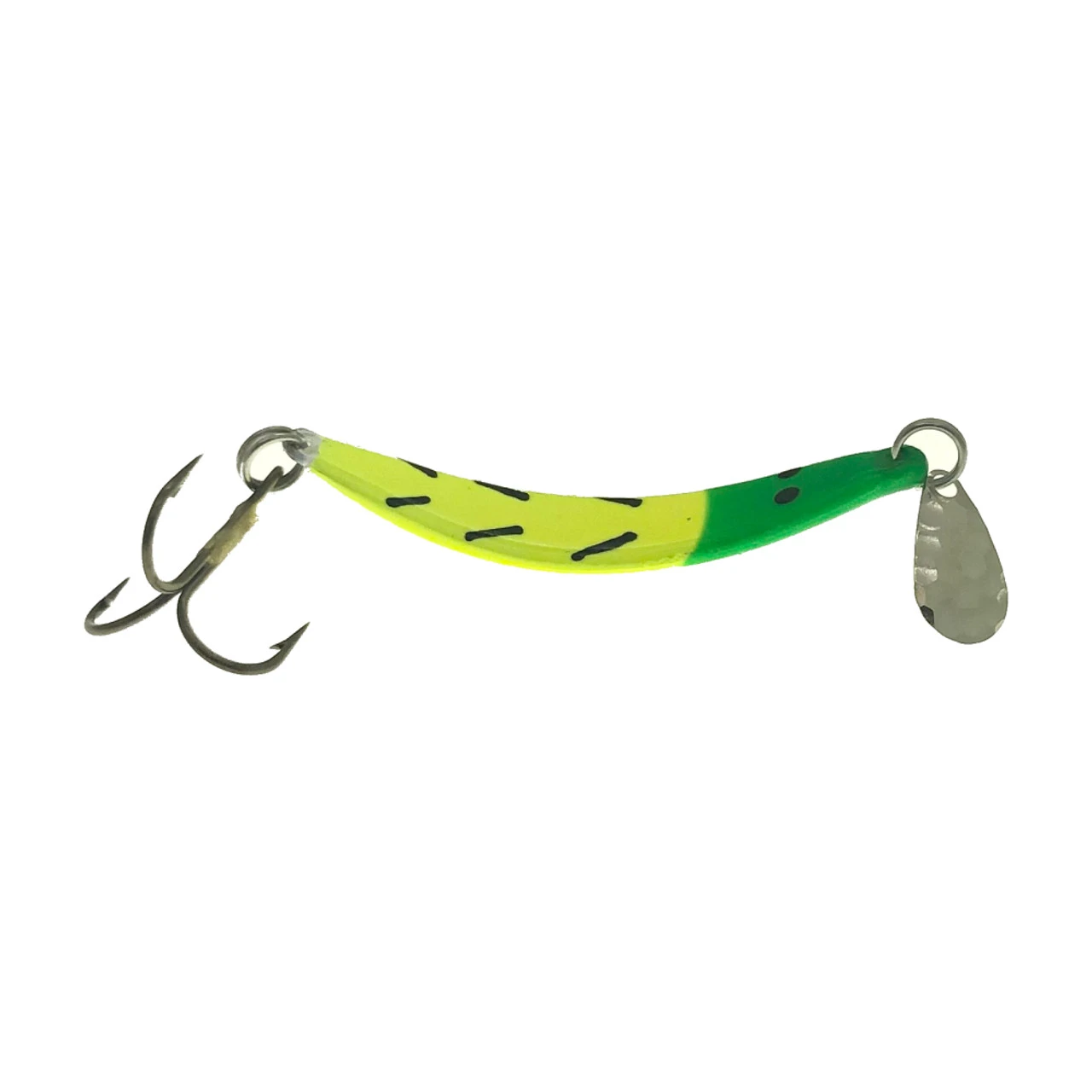Caty Jigging Spoon - Yellow / Green 3 Caty Jigging Spoon - Yellow / Green